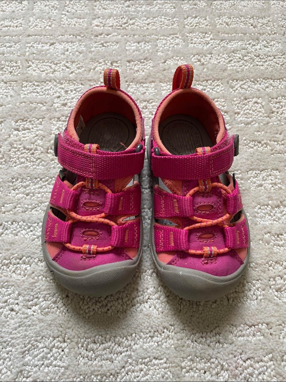 Keen Girls Pink Closed-Toe Outdoor Sandals